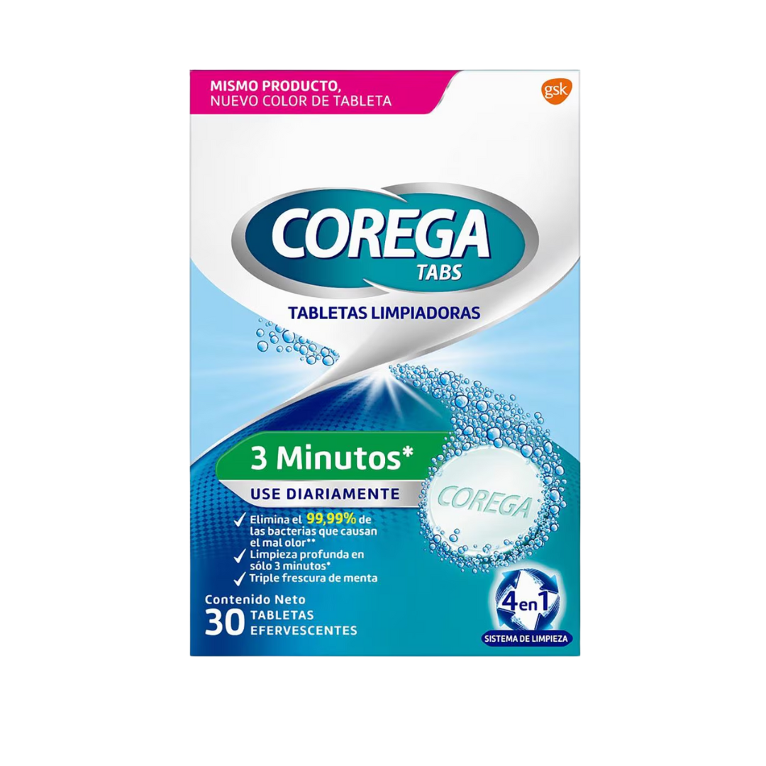 COREGA TABS 3 MINUTOS C 30 (***)