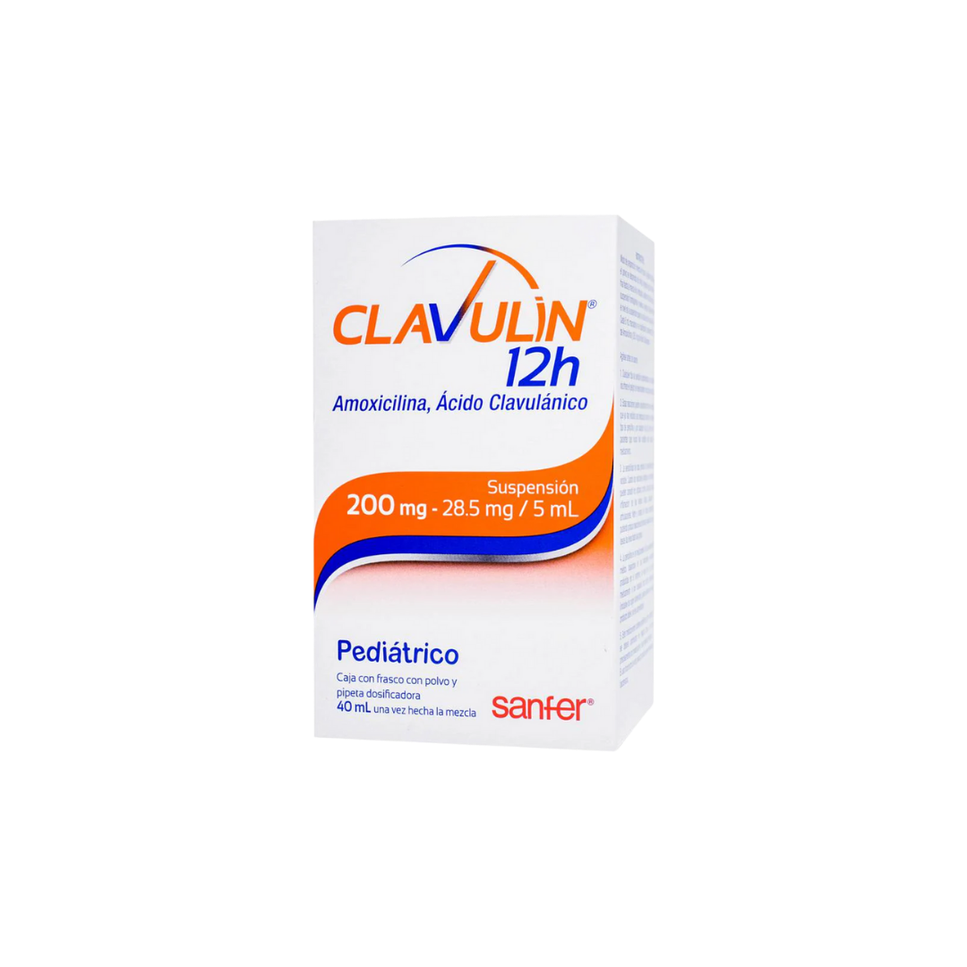 CLAVULIN 12H SUSP 200-28.5MG (***)