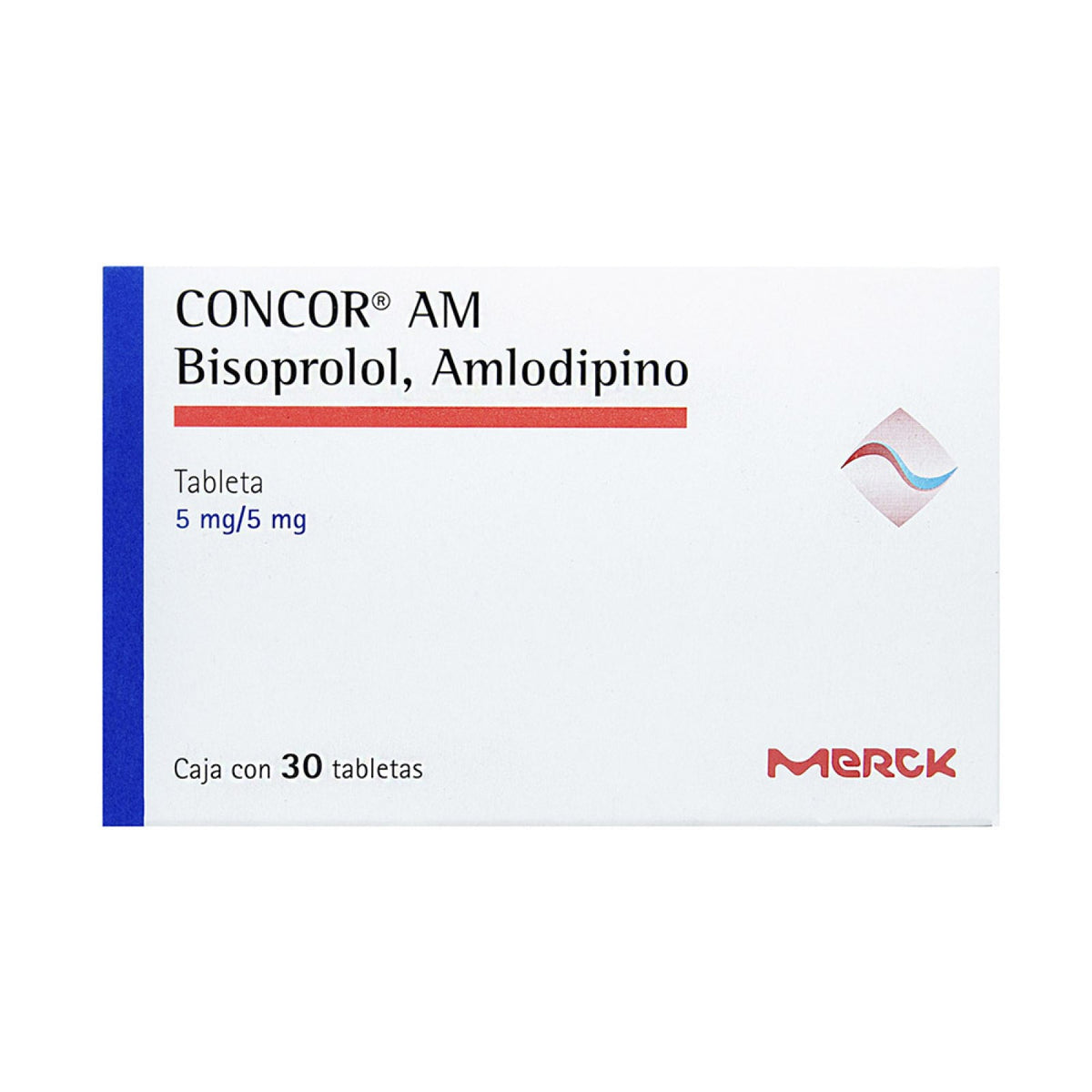 CONCOR AM 5 / 5 MG CON 30 TABLETAS (*