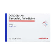CONCOR AM 5 / 5 MG CON 30 TABLETAS (*