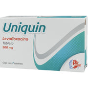 UNIQUIN 500 MG CON 7 TABLETAS (***)