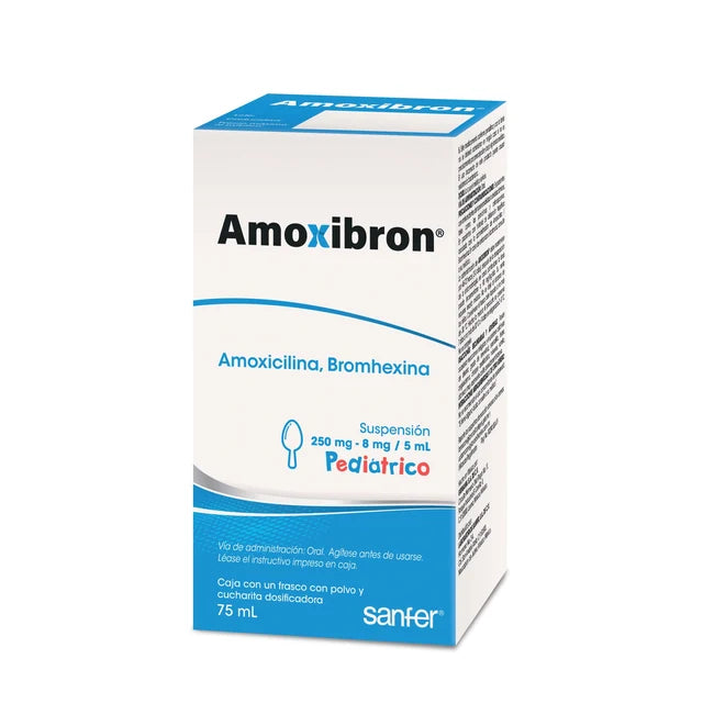 AMOXIBRON 250 MG SUSPENSION 75 ML (**