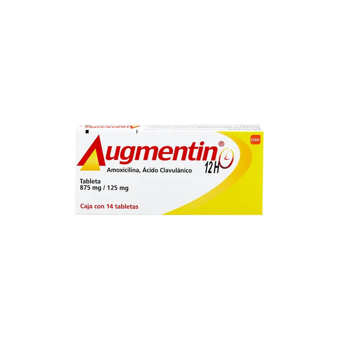 AUGMENTIN 12 H 875 / 125 MG CON 14 TAB