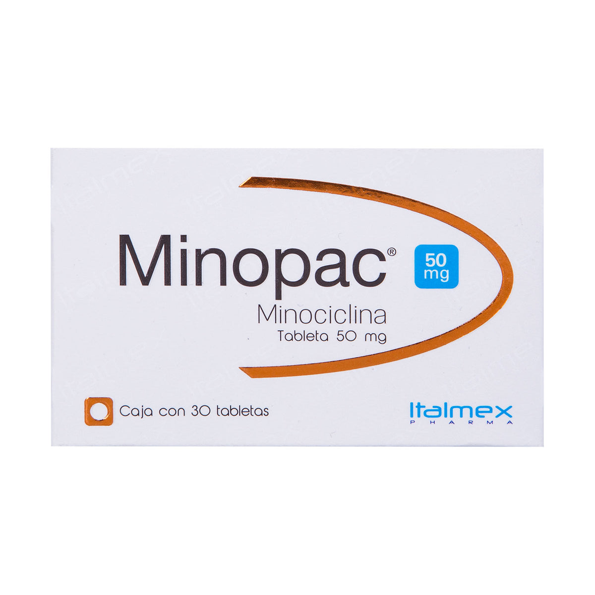 MINOPAC 50 MG CON 30 TABLETAS (***)