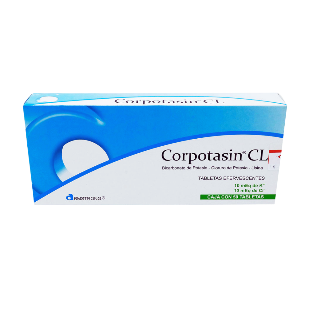 CORPOTASIN CL CON 50 TABLETAS (***)