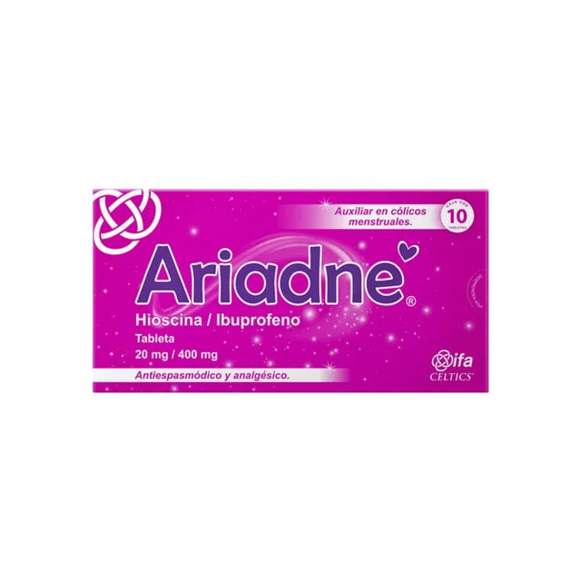 ARIADNE 20/400MG CON 10 TABLETAS