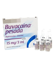 BUVACAINA PESADA A 5 3ML (***)