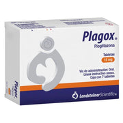 PIOGLITAZONA 15MG CON 7 TABLETAS | Código de barras 7502247375505