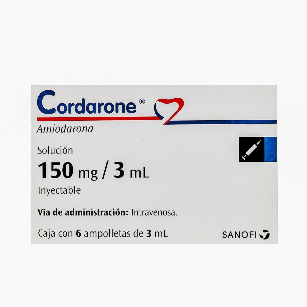 CORDARONE INYECTABLE C/6 3ML