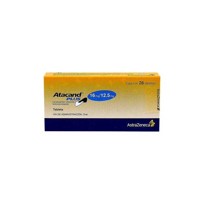 ATACAND PLUS 16MG/12.5MG CON 28 TABLETAS