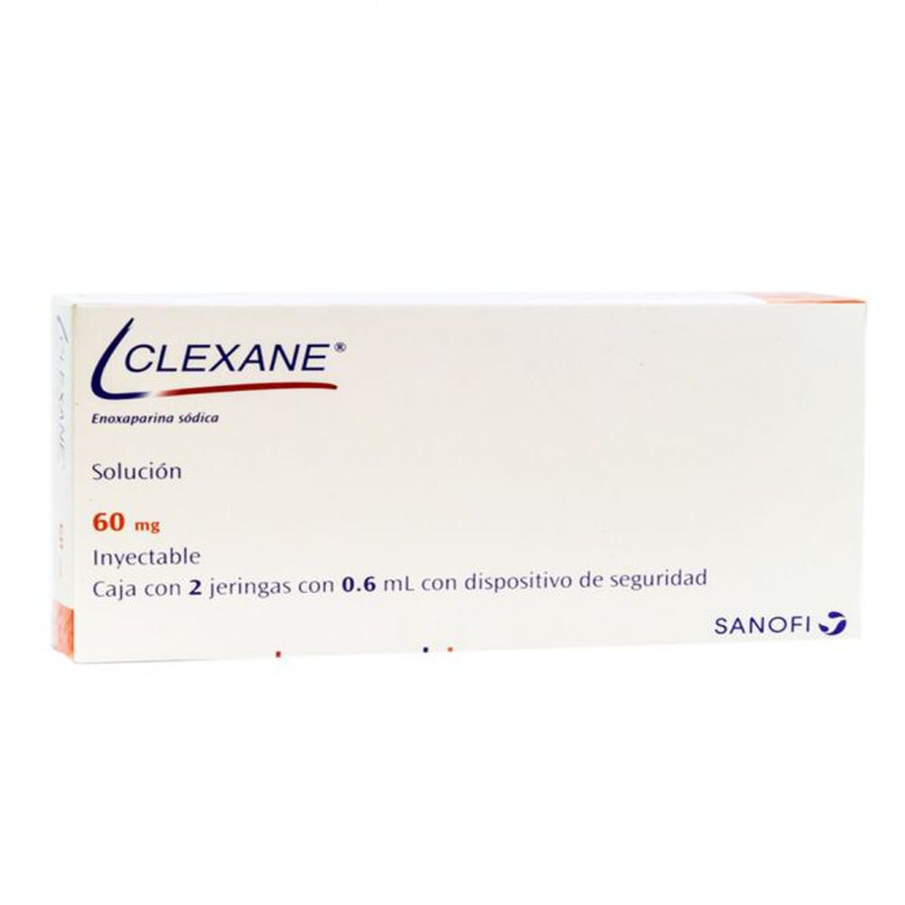CLEXANE JGA 2 60 MG INYECTABLE