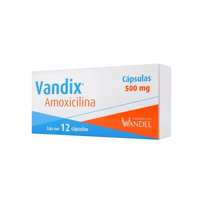 VANDIX 500MG. 12 CAPS.(KB) (***)