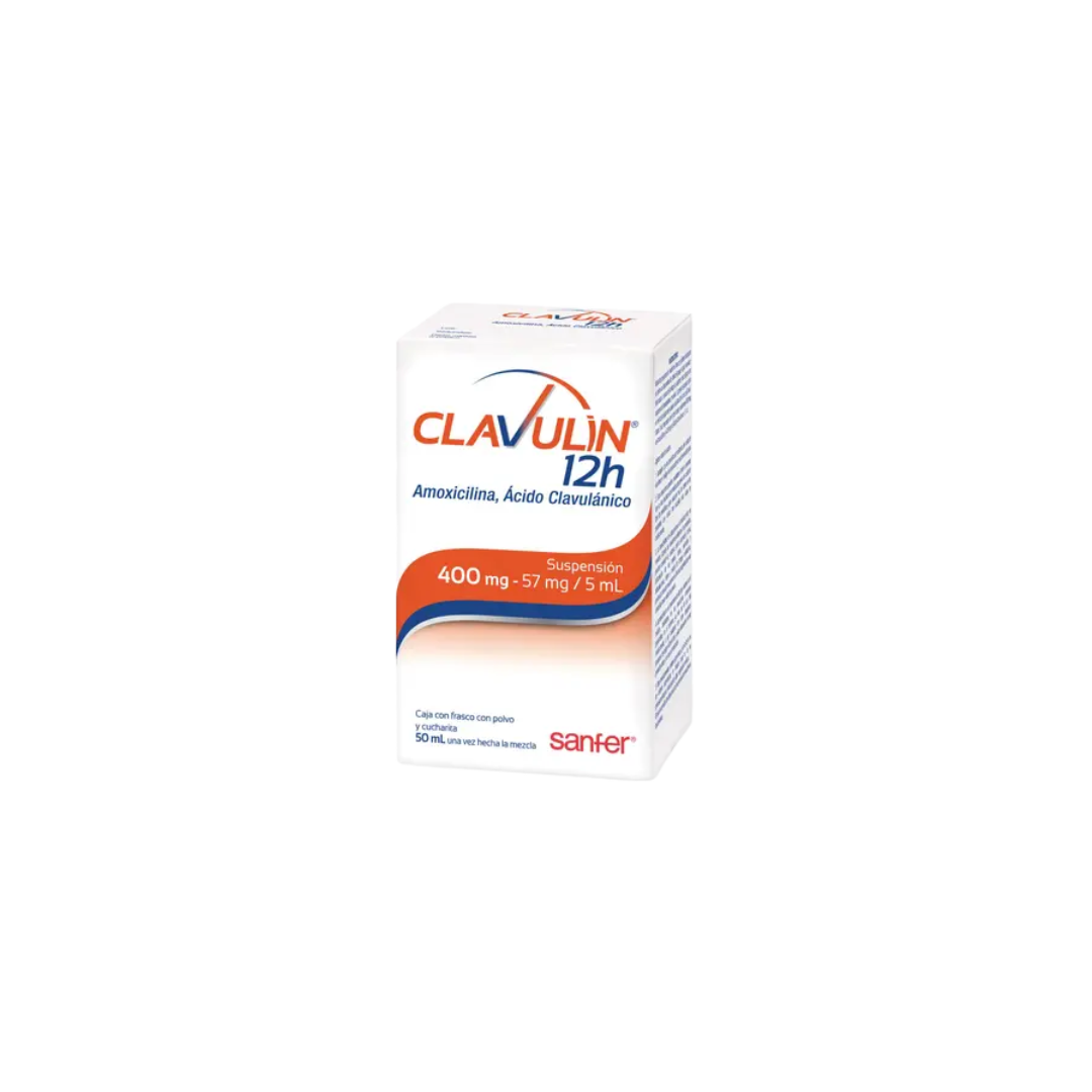 CLAVULIN 12H SUSP 400-57MG SOL 50 ML