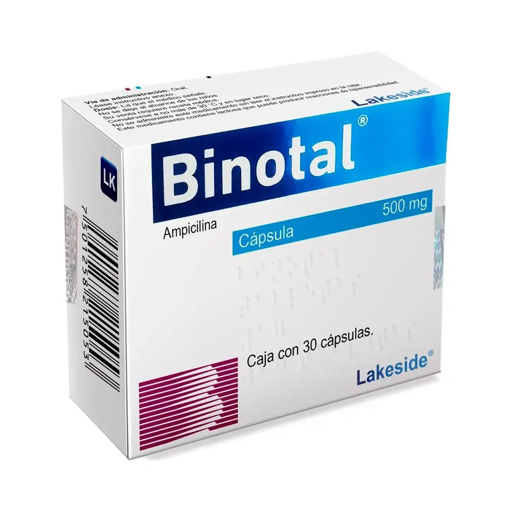 BINOTAL 500 MG CON 20 CAPSULAS