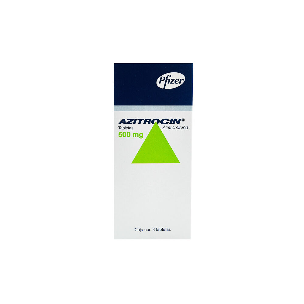 AZITROCIN 500 MG CON 3 TABLETAS (***)
