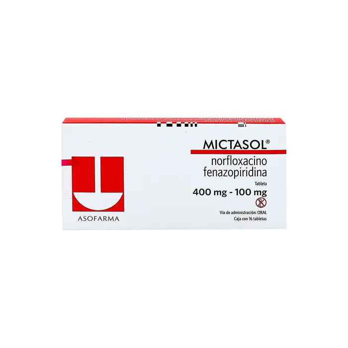 MICTASOL 400 / 100 MG 16 TABLETAS