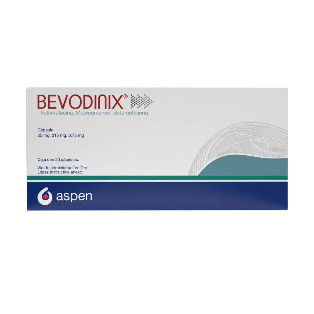 BEVODINIX 25/215/0.75MG CON 20 CAPS (
