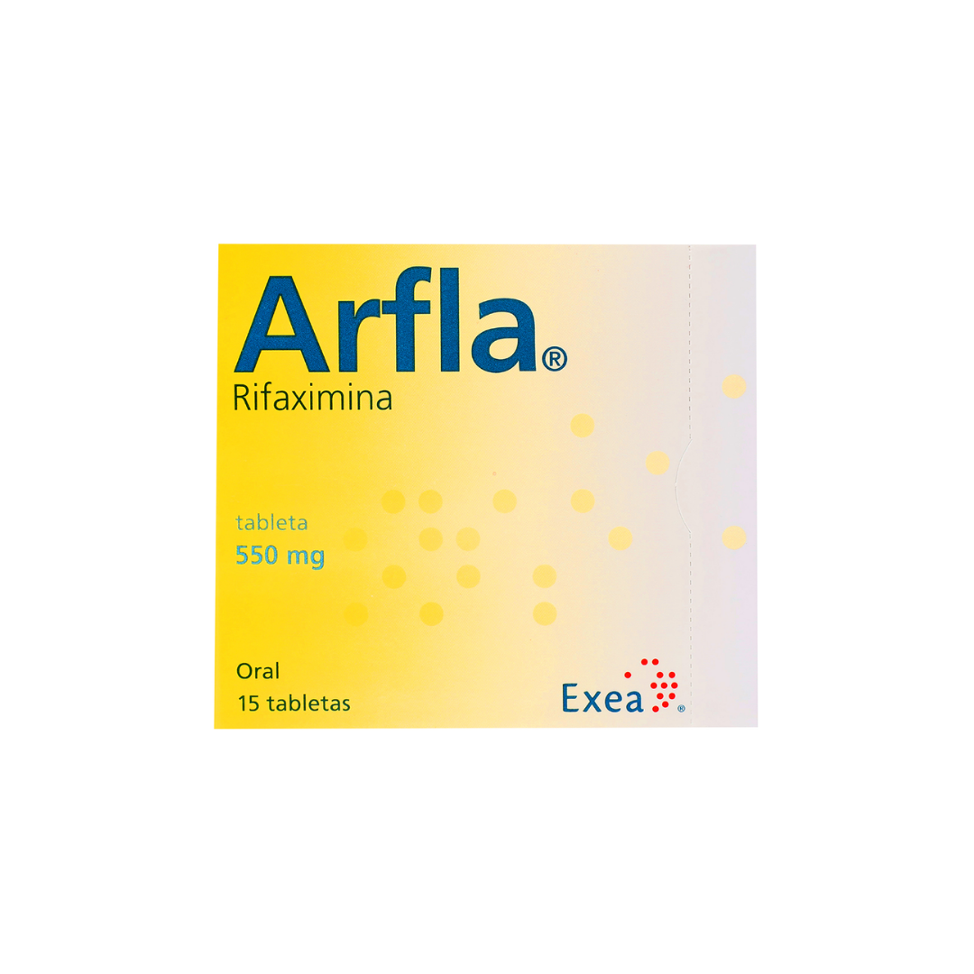 ARFLA 550 MG CON 15 TABLETAS (***)