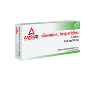 DIOSMINA/HESPER 450MG/50MG AMSA C/20 TAB | Código de barras 7501349029460
