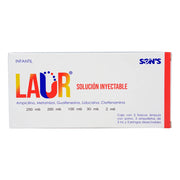 LAUR SOL INYECTABLE CON 3AMP (***)