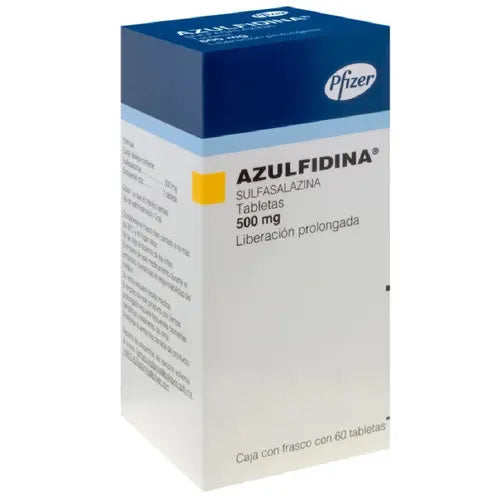 AZULFIDINA 500 MG CON 60 TABLETAS LP