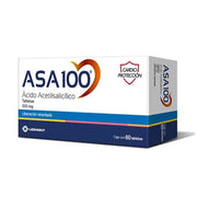 ASA 100 MG CON 60 TABLETAS (***)