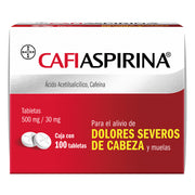 CAFIASPIRINA CON 100 TABLETAS (***)