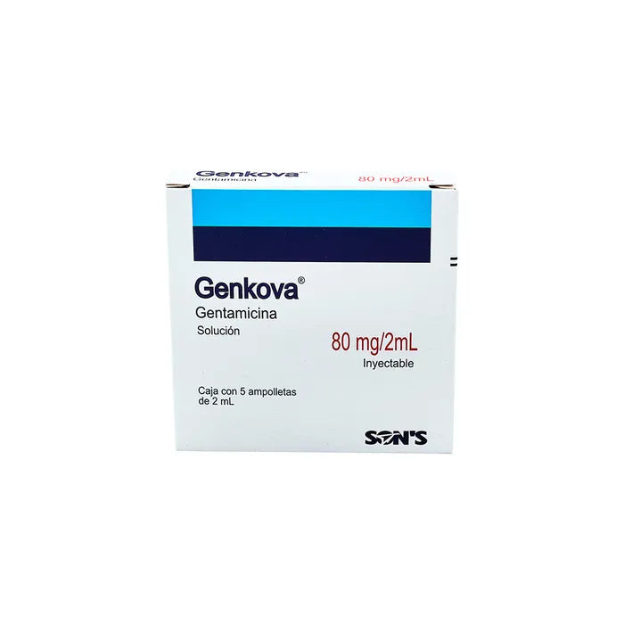 GENKOVA 80MG CAJA CON 5 AMPOLLETAS (*