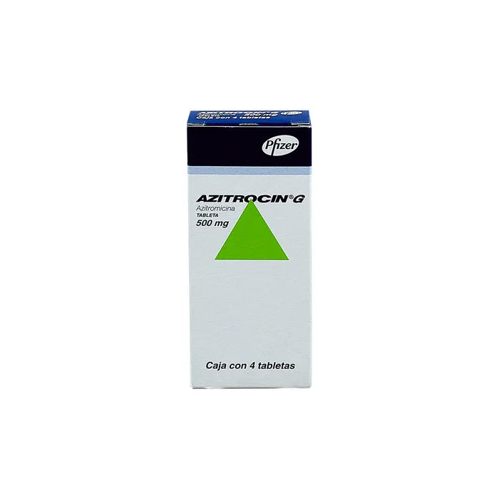 AZITROCIN G 500 MG CON 4 TABLETAS (**