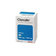 CLAVULIN 500 MG / 125 MG CON 15 TABLETAS