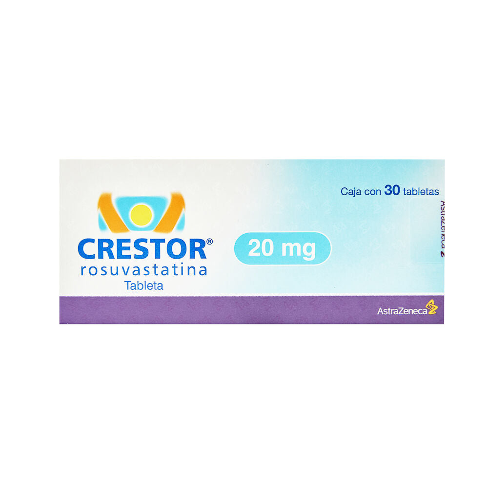 CRESTOR 20MG CON 30 TABLETAS