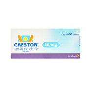 CRESTOR 20MG CON 30 TABLETAS