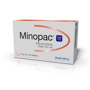 MINOPAC 100 MG CON 30 TABLETAS