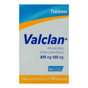 VALCLAN 875 MG / 125 MG CON 10 TABLETAS