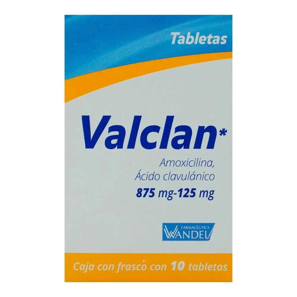 VALCLAN 875 MG / 125 MG CON 10 TABLETAS