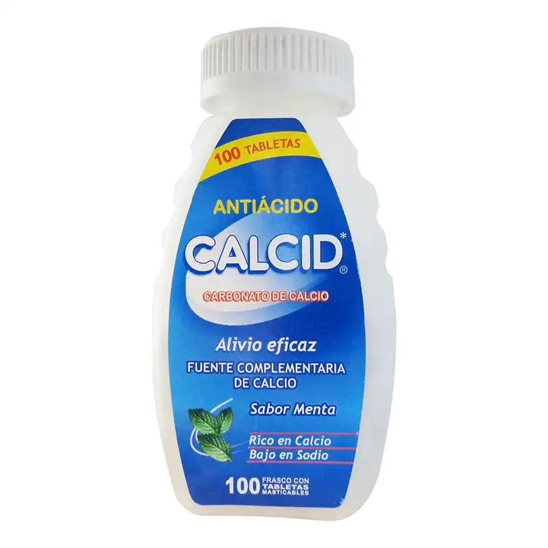 CALCID FCO T 100 MENTA (***)