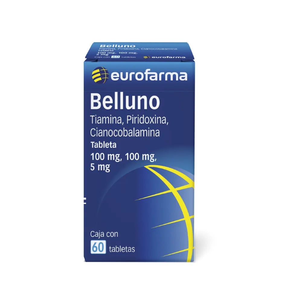 BELLUNO 100MG/100MG/5MG CON 60 TABS