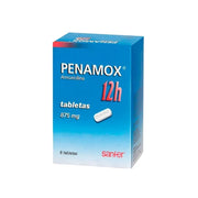 PENAMOX 12H 875MG CON 8 TABLETAS (***