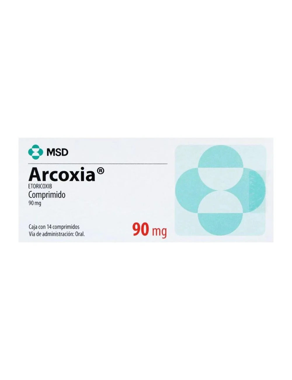 ARCOXIA 90 MG CON 14 TABLETAS (***)