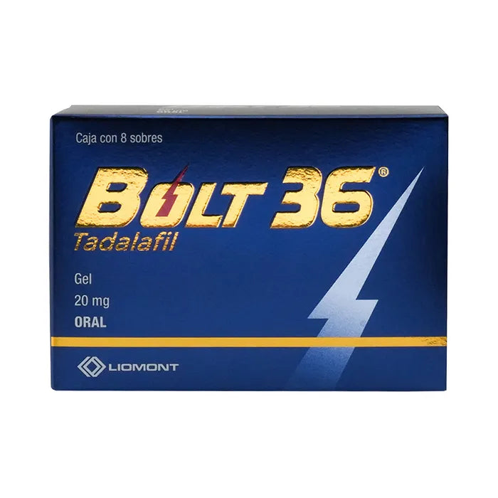 BOLT 36 20MG GEL ORAL CON 8 SOB (***)