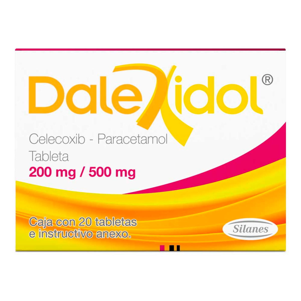 DALEXIDOL 200 MG / 500 MG CON 20 TABLETA