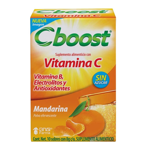 CBOOST MANDARINA CON 10 SOBRES