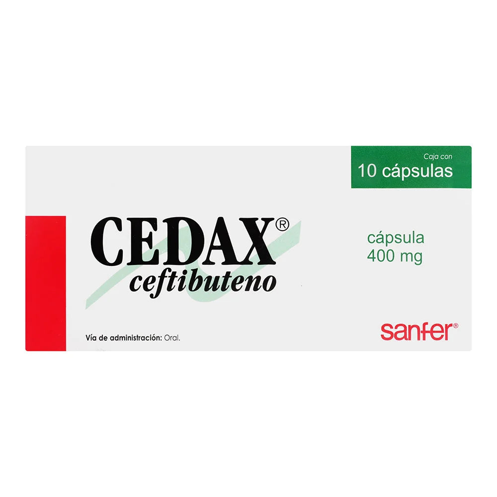 CEDAX 400 MG CON 10 CAPSULAS (***)