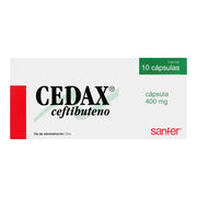CEDAX 400 MG CON 10 CAPSULAS (***)