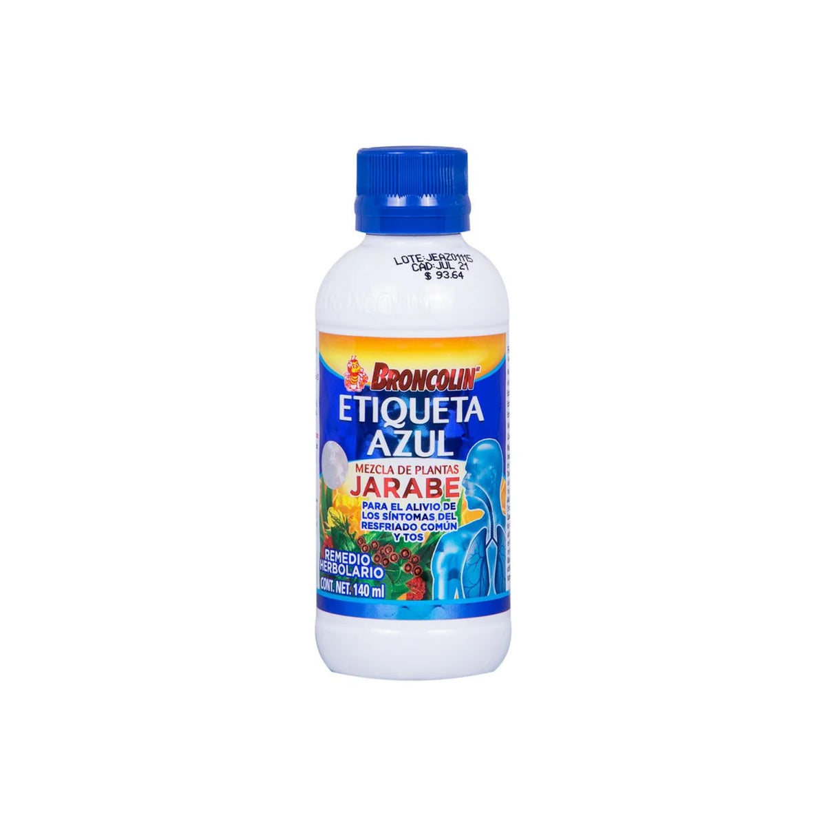BRONCOLIN ETIQUETA AZUL JARABE 140ML