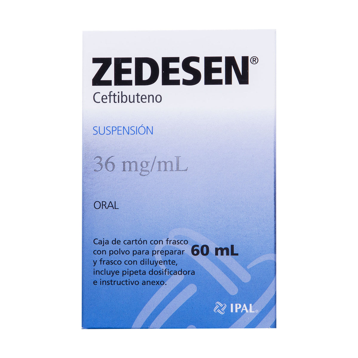 ZEDESEN SUSPENSION 36 MG/ML 60 ML (**