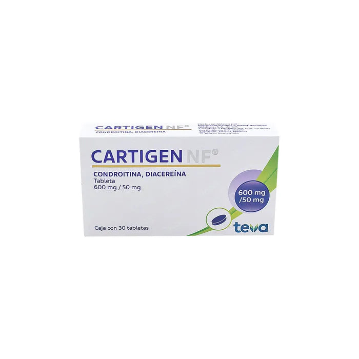 CARTIGEN NF 50MG/600MG CON 30 TABLETAS