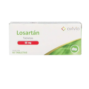 LOSARTAN 50 MG AVIVIA CON 50 TABLETAS | Código de barras 7502216803954