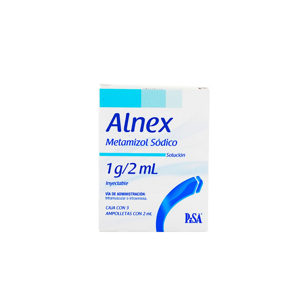 ALNEX 1G/2ML SOL INYEC CON 3 AMPOLLETAS