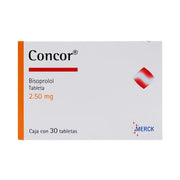 CONCOR 2.5 MG CON 30 GRAGEAS (***)